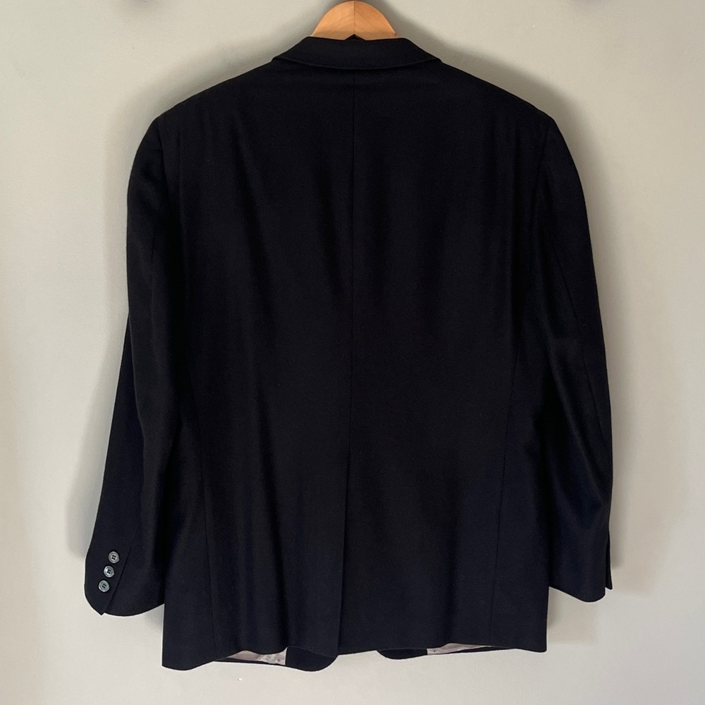 Loro Piana 100% Cashmere Blazer SAKS 5th Ave Black Size 46 **READ description** - Picture 5 of 16